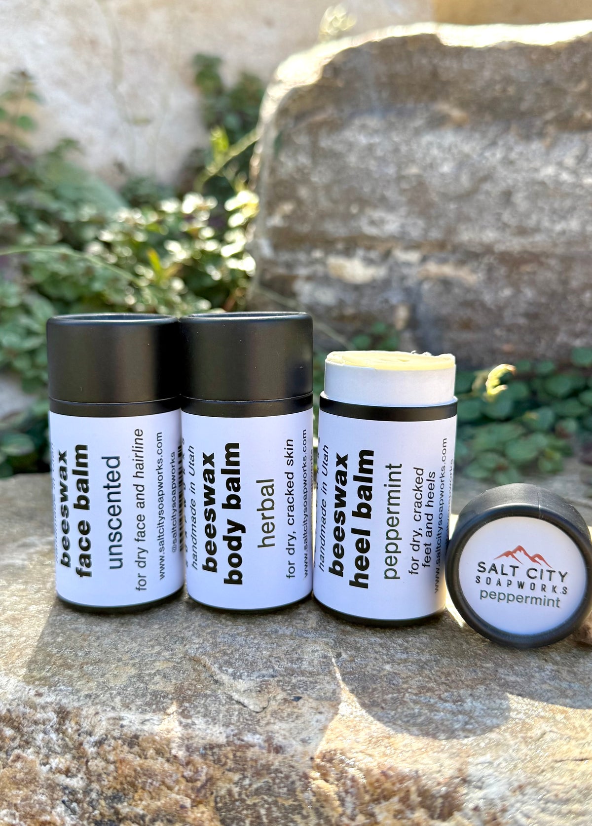 Beeswax Body Balm - Cardboard Tube: Chubby Stick Trio