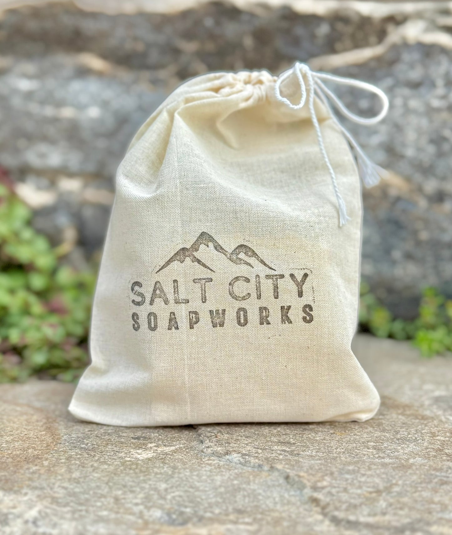 Aloe + Patchouli + Frankincense Salt Soap - made with Essential Oils