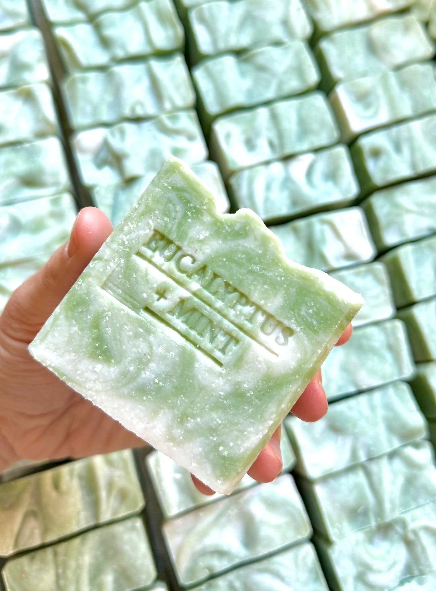 Peppermint + Eucalyptus Salt Soap