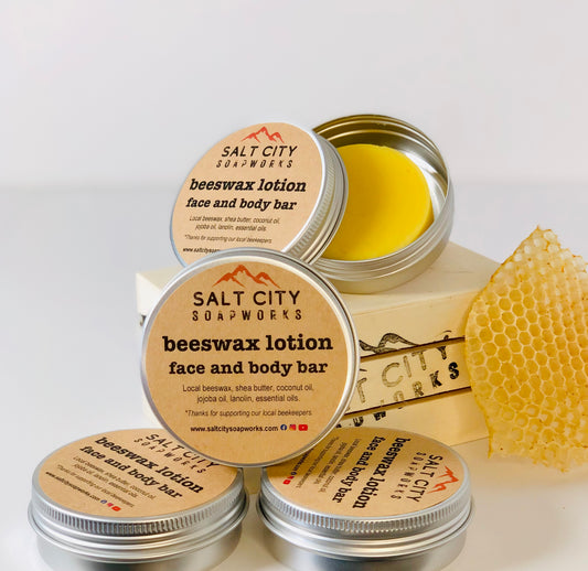 beeswax body balm set: 4-pack