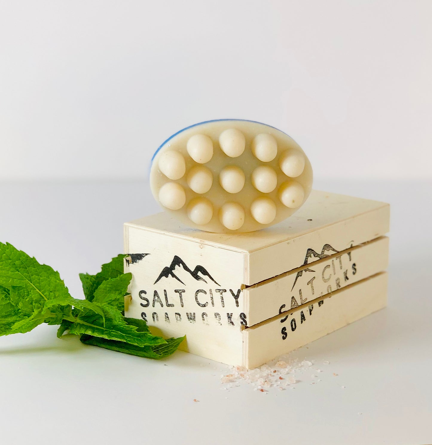 Peppermint Massage Salt Soap
