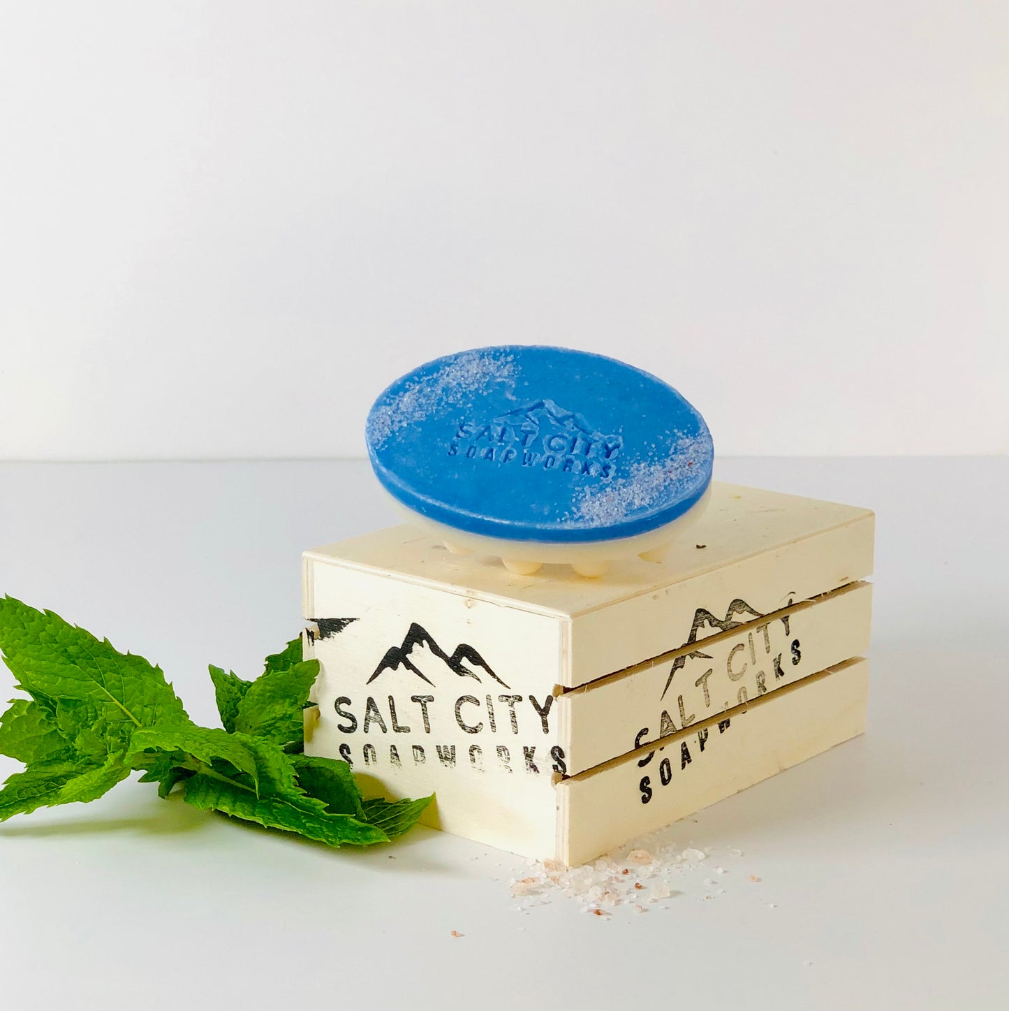 Peppermint Massage Salt Soap