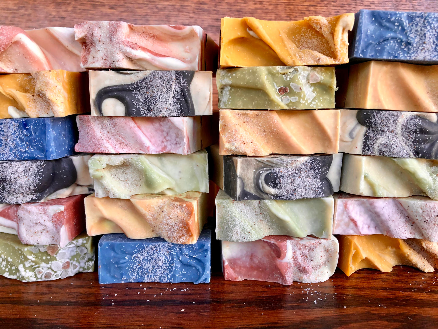 Salt City Soapworks artisanal soaps are gorgeous and great for gift sets, corporate gifts and weddings.