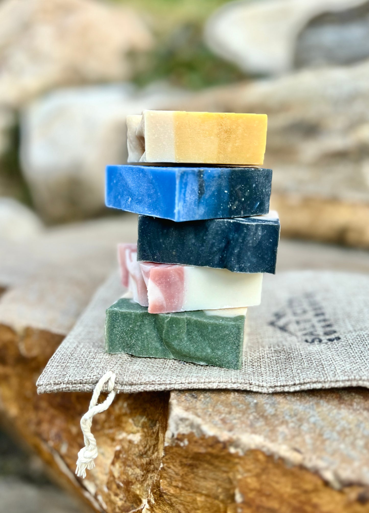 handmade salt soap collection