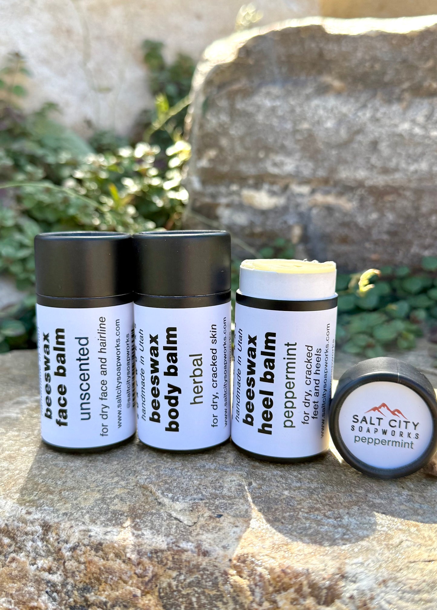 Beeswax Body Balm - Cardboard Tube: Chubby Stick Trio