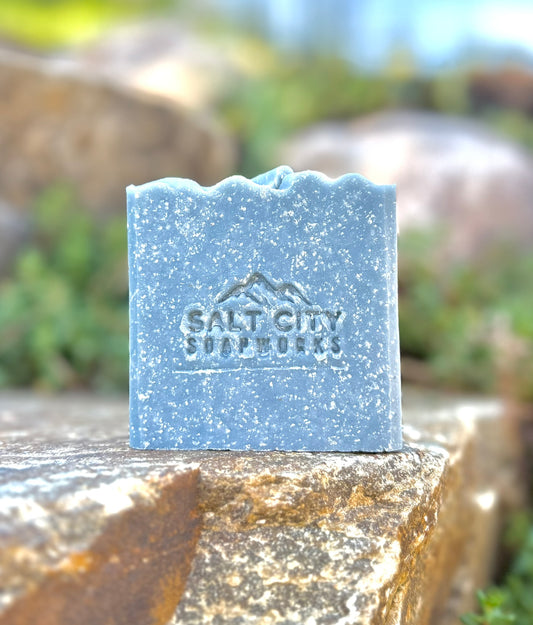 Eucalyptus + Lavender + Clove Salt Soap — Essential Oils Only