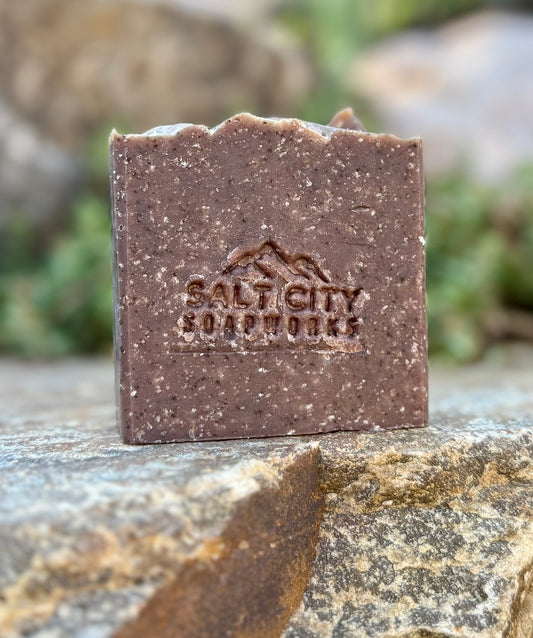 Clove + Orange + Cedarwood Salt Soap — Essential Oils Only