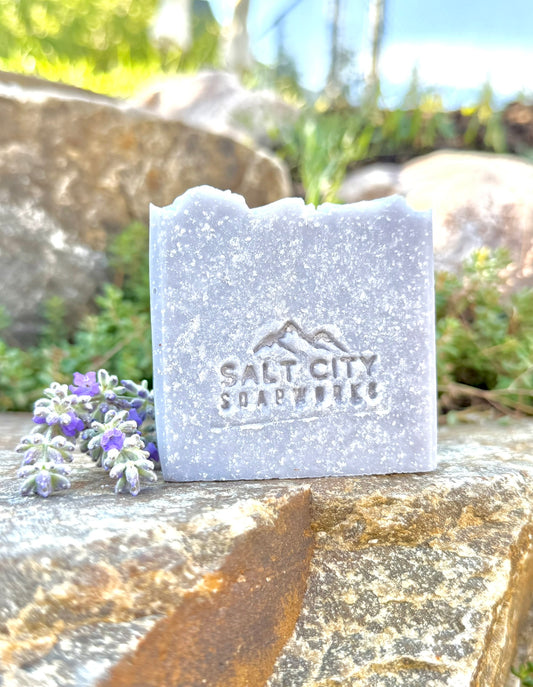 Lavender Salt Soap — Essential Oils Only