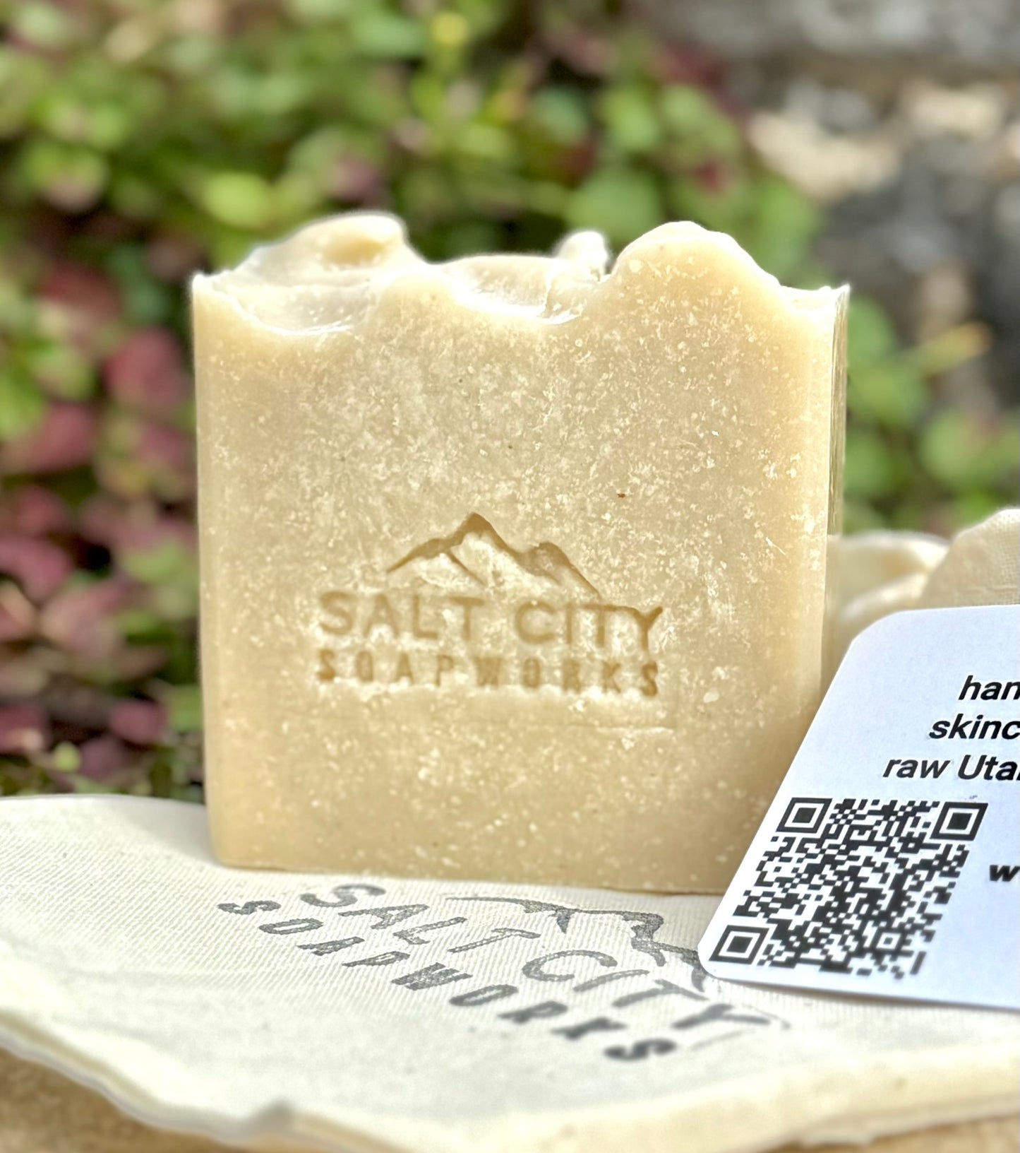 Aloe + Patchouli + Frankincense Salt Soap — Essential Oils Only