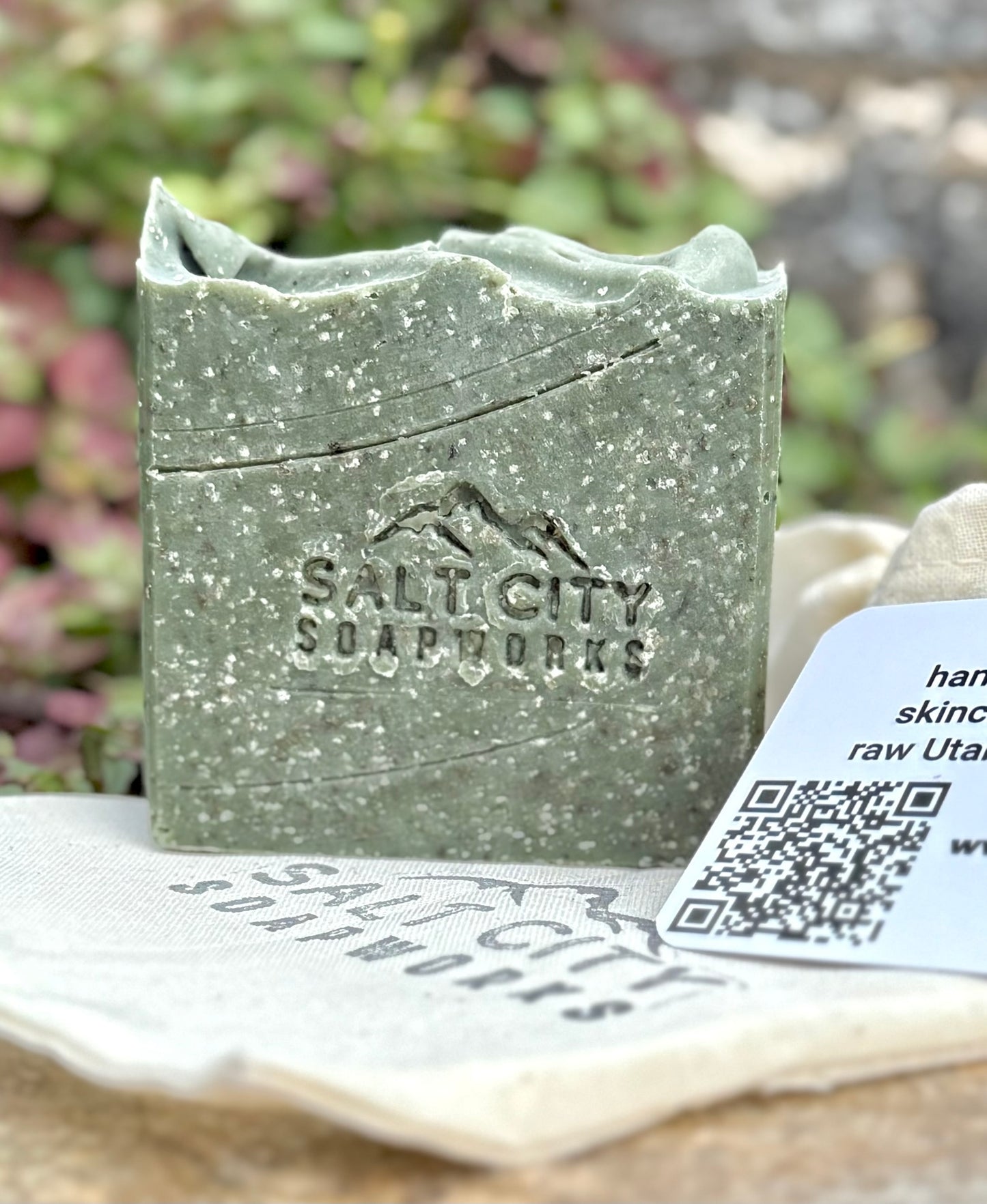 Herbal Exfoliating Salt Soap — Essential Oils Only