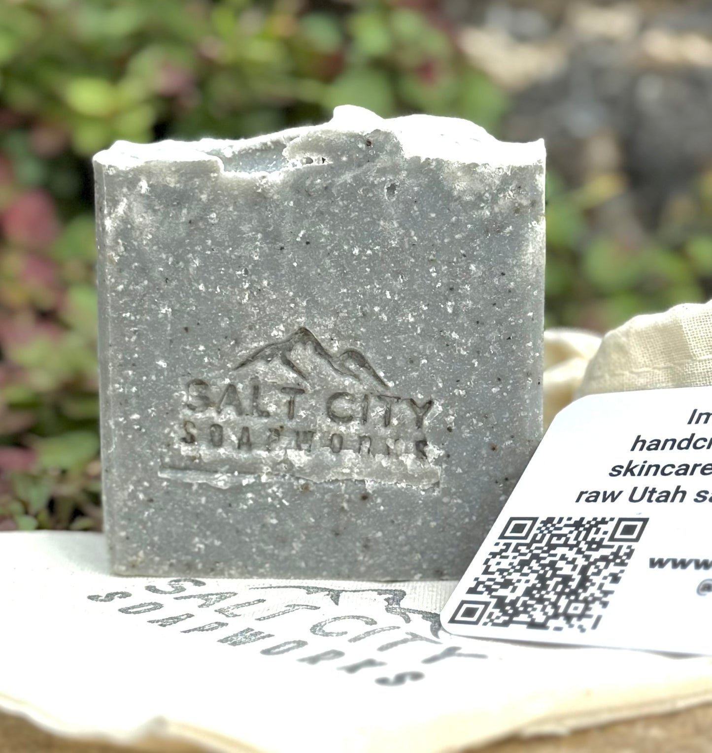 Cedarwood Forest Exfoliating Salt Soap — Essential Oils Only