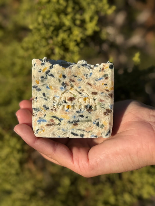 Confetti Jasmine Salt Soap
