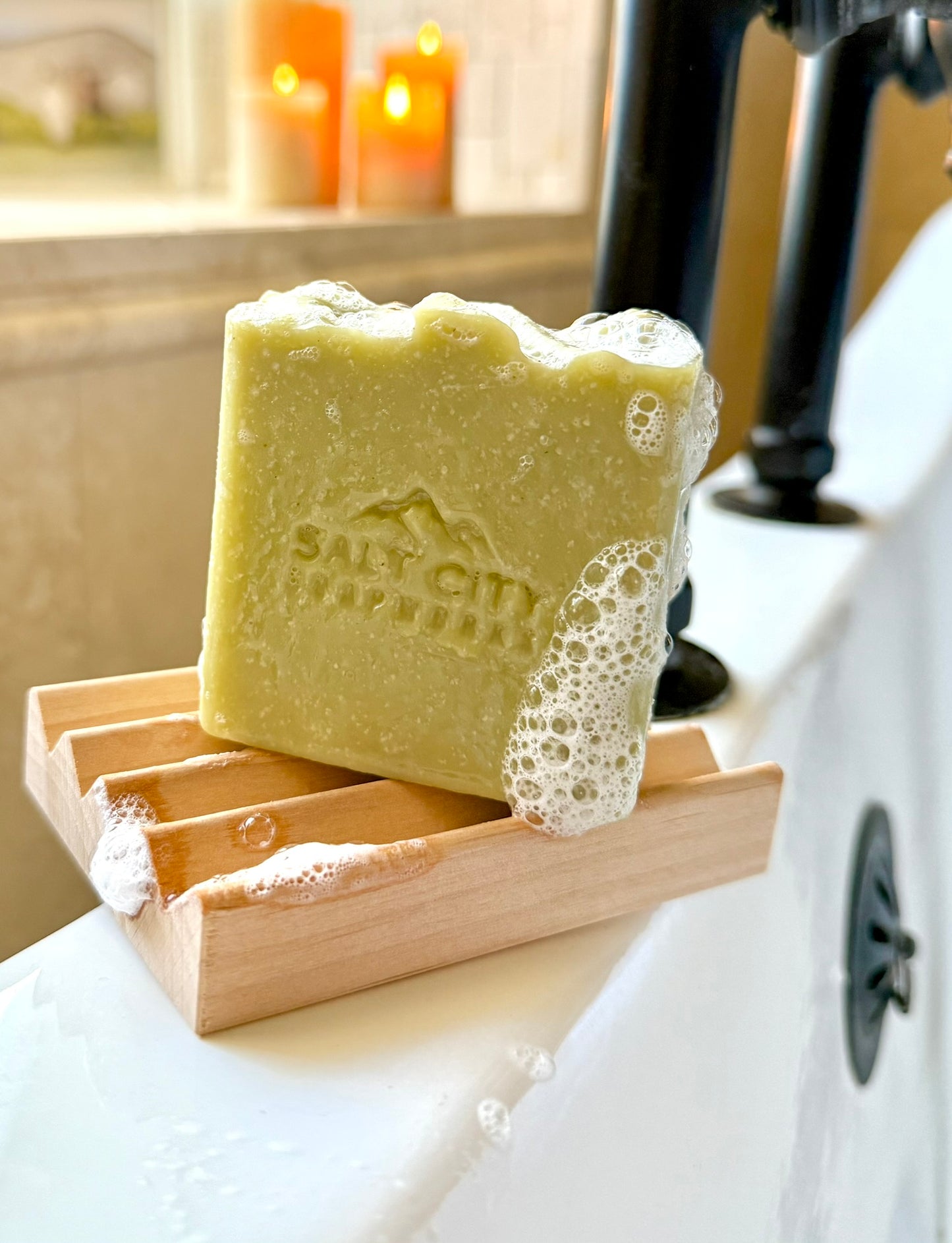 Red Alder Wooden Soap Tray