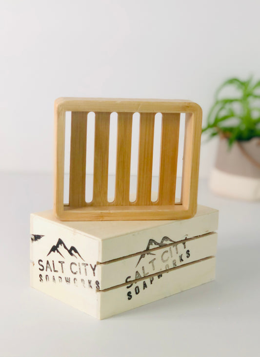 bamboo soap tray 