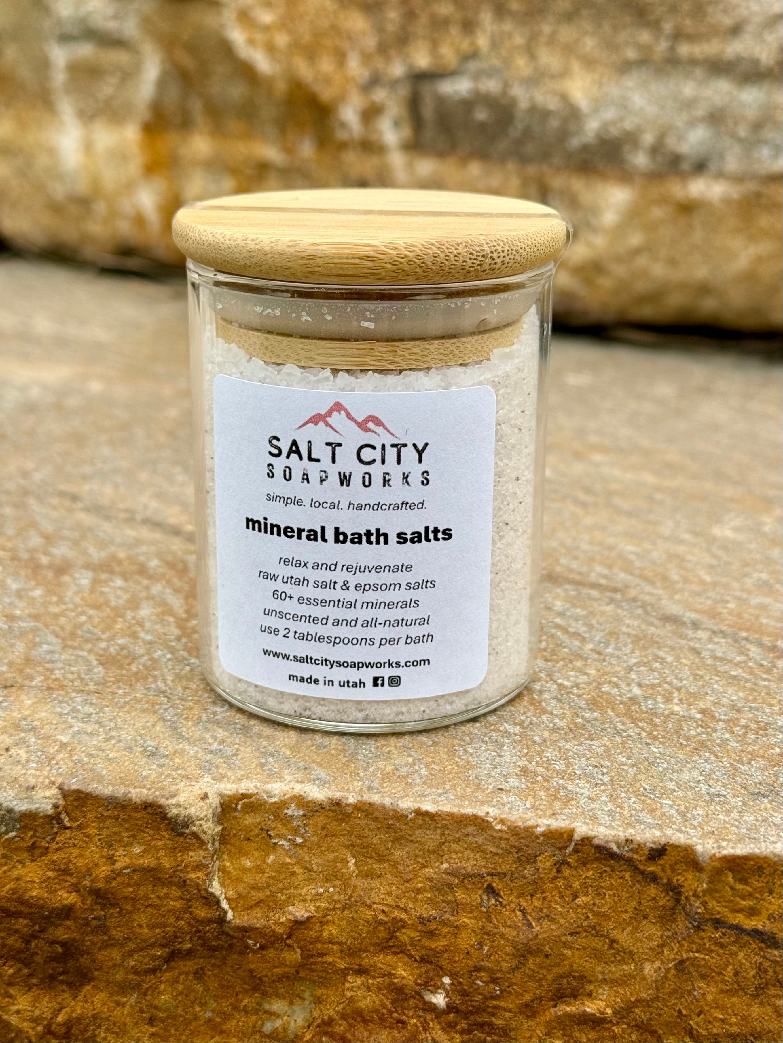 Absence Salt Bath mineral bath salts - unscented – Salt City Soapworks