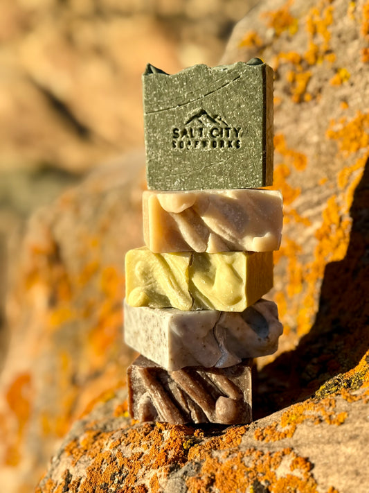 Handcrafted Salt Soap 5-Bar Gift Set – Pure, Natural Skincare from Utah